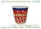 64OZ Popcorn Buckets Disposable Food Containers Paper Material