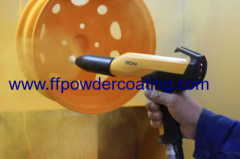 Manual powder coating gun system