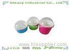 Ice Cream Lids Paper Bowl For Scoop / Milkshake / Salad No Harm To Human