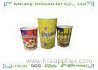 64 Ounce Disposable Oilproof Popcorn Buckets With Customized Logo