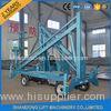 Hydraulic Mobile Articulated Trailer Mounted Boom Lift with Battery / Diesel Power Source