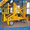 13m CE Crank Arm Trailer Mounted Boom Hirefor Aerial Work Platform 200kg Loading Capacity