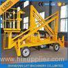 13m CE Crank Arm Trailer Mounted Boom Hirefor Aerial Work Platform 200kg Loading Capacity