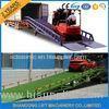 8 Ton Steel Trailer Ramp for Container Loading / Unloading 0.75kw 2.2kw Power