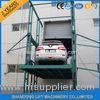 3000kgs 4 post Car Hydraulic Elevator Lift Widely for Warehouses / Factories / Garage