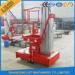 Electric Telescopic Vertical Hydraulic Man Lift EquipmentLight Duty 6m 100kg