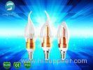 CRI 75 Aluminum LED Candle Light Bulb E14 4W Durable Long Life Span