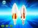 Golden Candle Light Lamp 5W For Chandelier / Decorative Candle Light Bulbs CE
