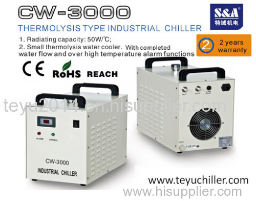 S&A water cooler for 80W CO2 laser tube