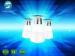 Green Energy Saving LED Light Bulb B22 3W Plastic Warm White 180 Degree