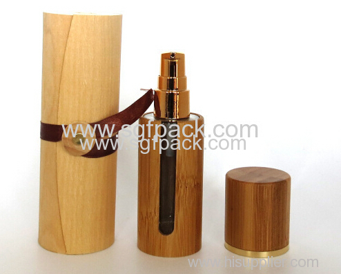 350ML PET BAMBOO JAR BAMBOO BOTTLE