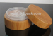 bamboo cosmetic cosmetic container bamboo wooden packaging glass inner lotion bottle glass cream jar