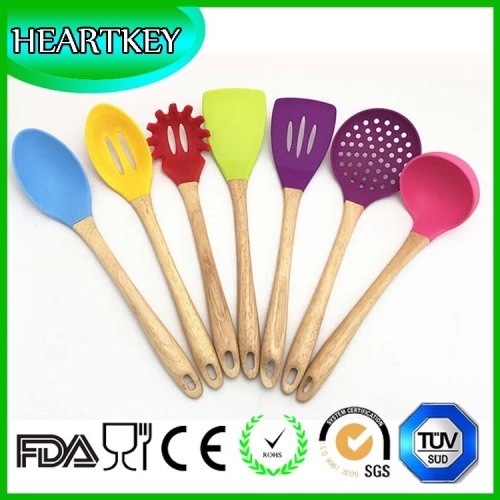 Silicone Spatula Set 6-Piece Heat Resistant Non-stick Silicone Spoon Spatula Turner Sets