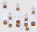 AS Plastic Airless Bottle Bamboo Packaging Transparent Color Lotion Container