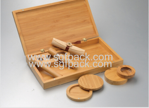 natural bamboo wood square