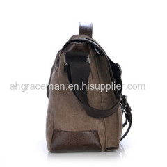 vintage men canvas handbag