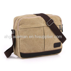 men canvas messenger bag