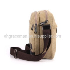 men canvas messenger bag