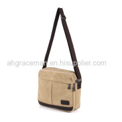 men canvas messenger bag