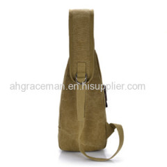 men canvas sling bag