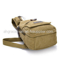 men canvas sling bag