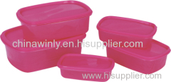 5pcs Plastic Storage Daily Use