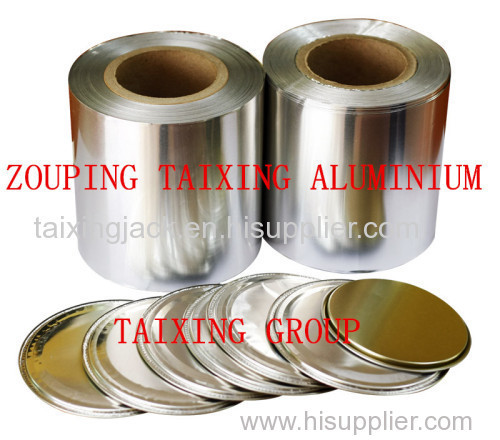 lacquer aluminium foil for milk can seal