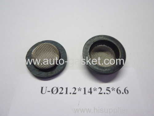 CAP FILTER ROUNDED BY RUBBER