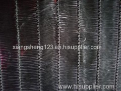 Flame retardant polyester fiber network