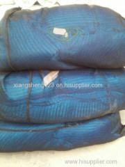 Flame retardant polyester fiber network