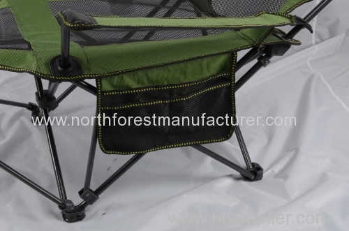 Outfoor camping chair with footrest