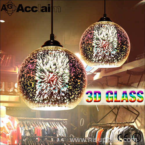 New design 3D art glass chandelier modern chandeliers/pendant light/lamp for home 3D glass chandelier