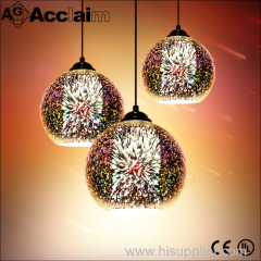 New design 3D art glass chandelier modern chandeliers/pendant light/lamp for home 3D glass chandelier