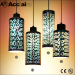 New design 3D art glass chandelier modern chandeliers/pendant light/lamp for home 3D glass chandelier