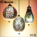 New design 3D art glass chandelier modern chandeliers/pendant light/lamp for home 3D glass chandelier