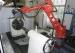 Horizontal rotary worktable metal cladding machine for aluminium / stainless steel