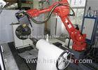 Horizontal rotary worktable metal cladding machine for aluminium / stainless steel