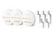 CAD CAM Zirconia Blocks Dental Top Translucent 49% 800Mpa Strength