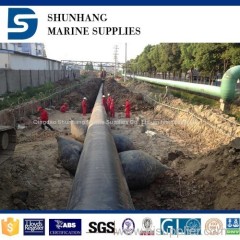 Inflatable floating salvage marine rubber airbags