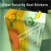 Custom Clear Round Security Tamper Evident Seal Stickers