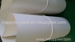 4.0mm 3ply PVC Antistatic Polyester fabric white conveyor belt