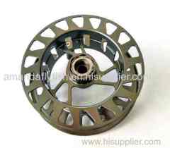 Fly Fishing Reel with Large Arbor CNC machined T6061 Aluminum Alloy Body and Spool