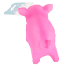 Dog latex pig toy with squeak