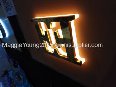 Titanium gold signs /titanium gold logo /titanium letter