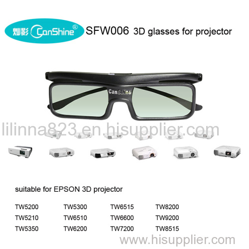 projector 3D glasses with logo