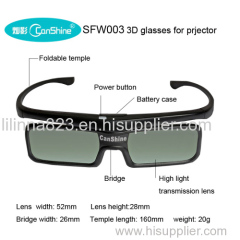 projector 3D glasses with logo