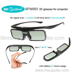 projector 3D glasses with logo