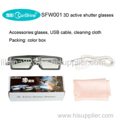 3D active shutter glasses