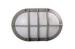 Grey LED Oval Bulkhead Wall Light For Commercial Lighting Warm White 3 Year Warranty