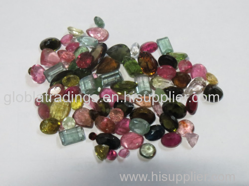 Tourmaline loose Faceted gemstones